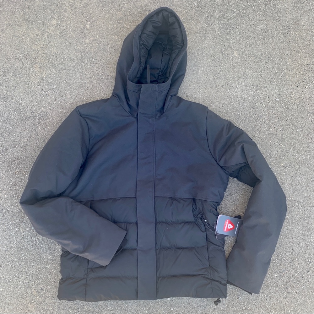 adidas Gray Climawarm Down Jacket Size Medium